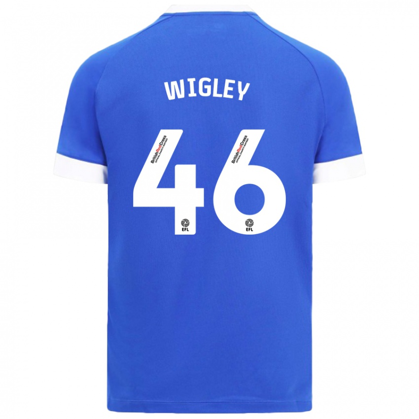 Kinder Morgan Wigley #46 Himmelblau Heimtrikot Trikot 2024/25 T-Shirt Schweiz