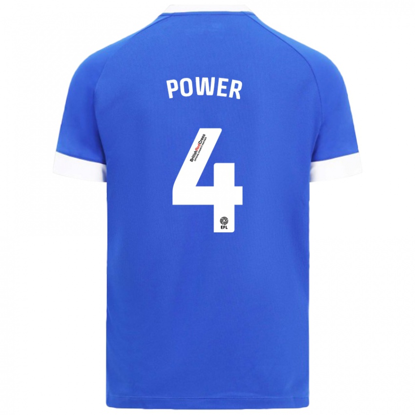 Kinder Hannah Power #4 Himmelblau Heimtrikot Trikot 2024/25 T-Shirt Schweiz