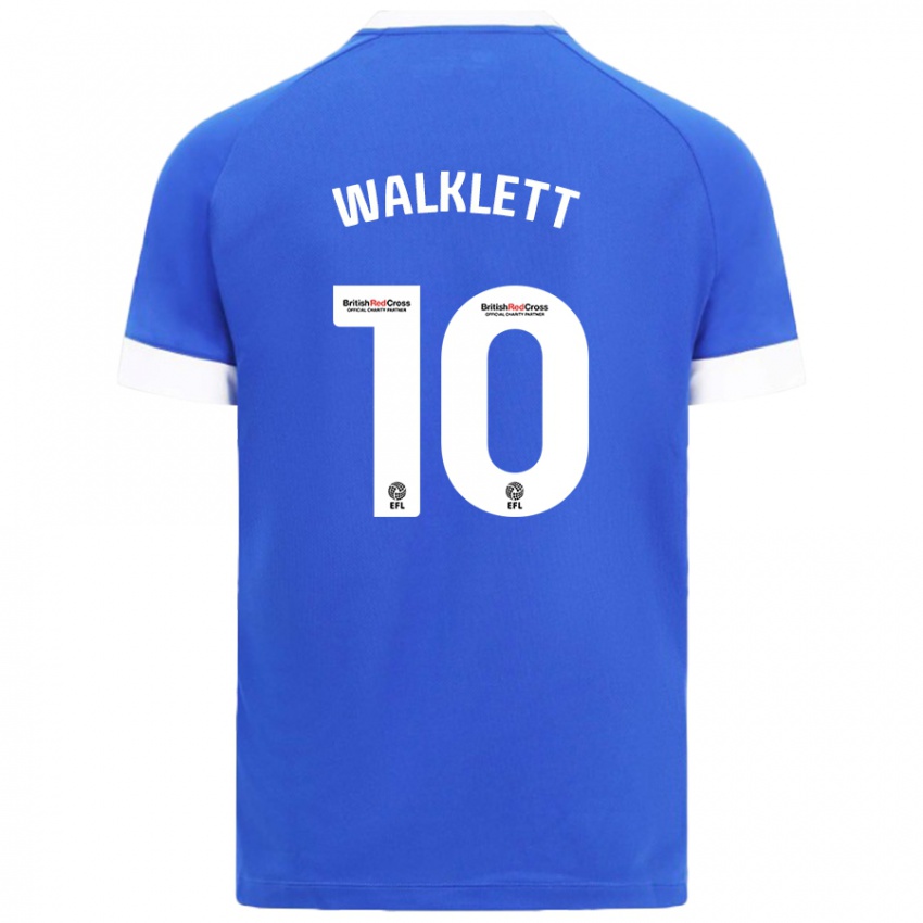 Kinder Kerry Walklett #10 Himmelblau Heimtrikot Trikot 2024/25 T-Shirt Schweiz