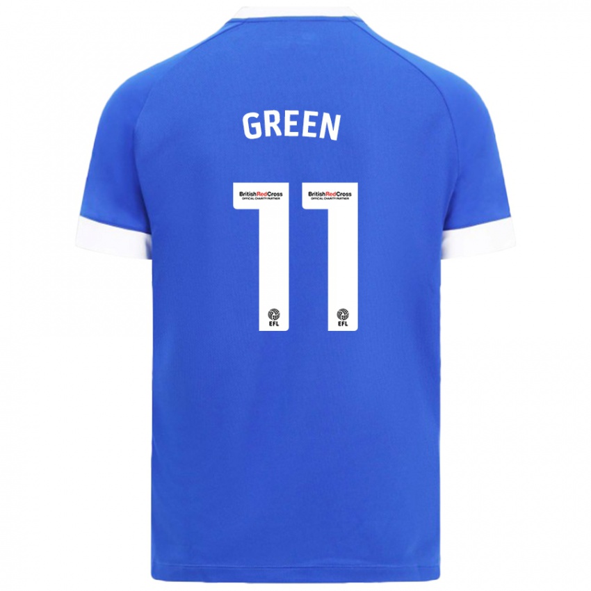 Kinder Danielle Green #11 Himmelblau Heimtrikot Trikot 2024/25 T-Shirt Schweiz