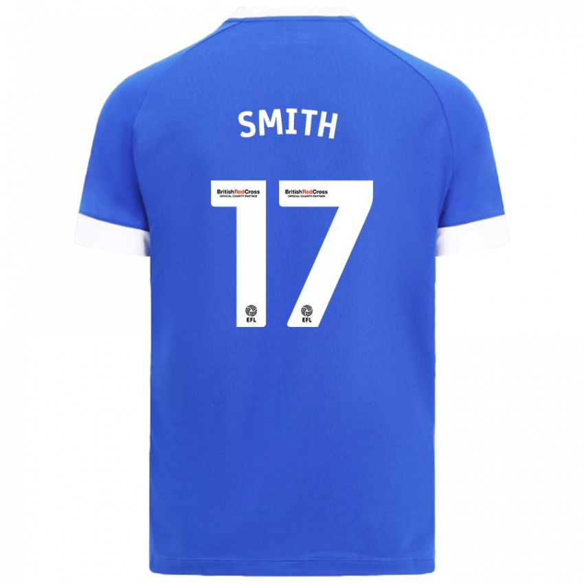 Kinder Hollie Smith #17 Himmelblau Heimtrikot Trikot 2024/25 T-Shirt Schweiz