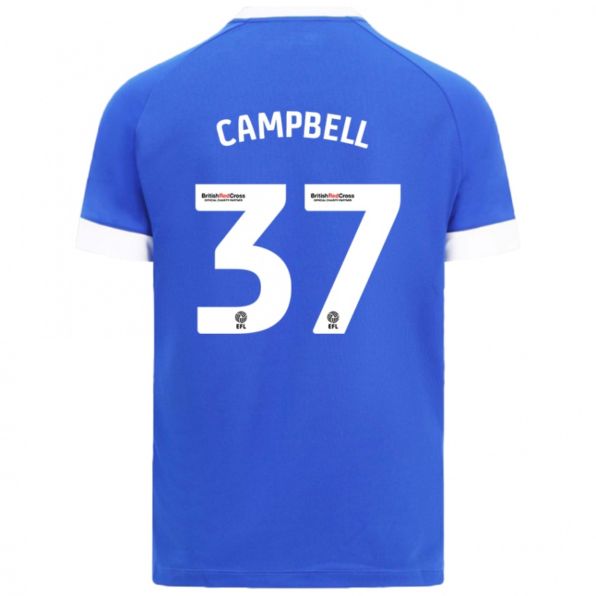 Kinder Vontae Daley-Campbell #37 Himmelblau Heimtrikot Trikot 2024/25 T-Shirt Schweiz