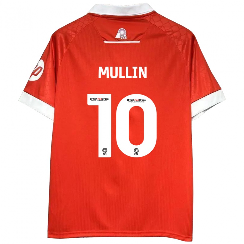 Kinder Paul Mullin #10 Rot Weiß Heimtrikot Trikot 2024/25 T-Shirt Schweiz