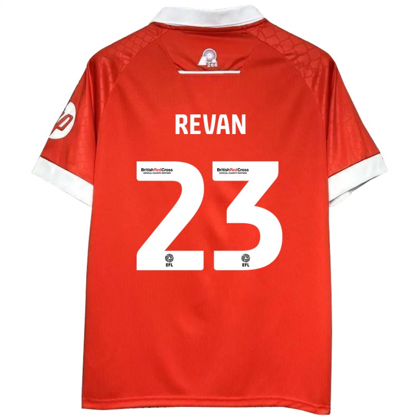 Kinder Sebastian Revan #23 Rot Weiß Heimtrikot Trikot 2024/25 T-Shirt Schweiz