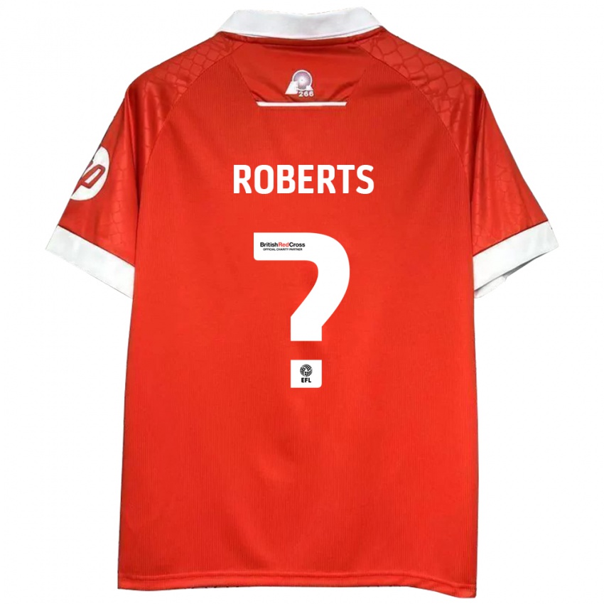 Kinder Hari Roberts #0 Rot Weiß Heimtrikot Trikot 2024/25 T-Shirt Schweiz