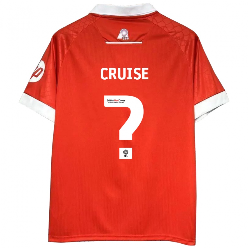 Kinder George Cruise #0 Rot Weiß Heimtrikot Trikot 2024/25 T-Shirt Schweiz