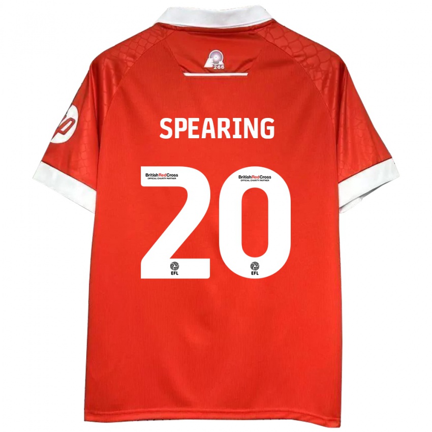 Kinder Natasha Spearing #20 Rot Weiß Heimtrikot Trikot 2024/25 T-Shirt Schweiz