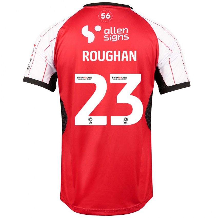 Kinder Sean Roughan #23 Weiß Heimtrikot Trikot 2024/25 T-Shirt Schweiz