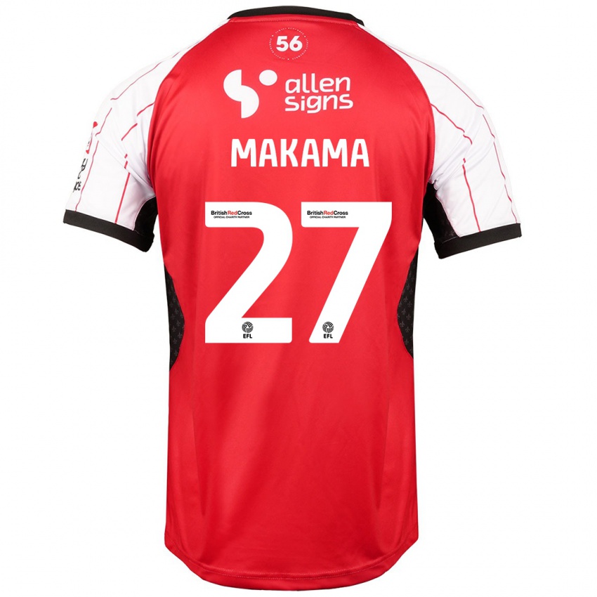 Kinder Jovon Makama #27 Weiß Heimtrikot Trikot 2024/25 T-Shirt Schweiz