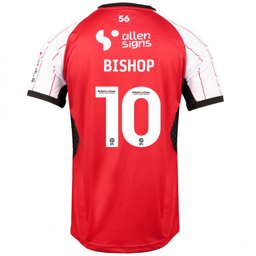 Kinder Teddy Bishop #10 Weiß Heimtrikot Trikot 2024/25 T-Shirt Schweiz