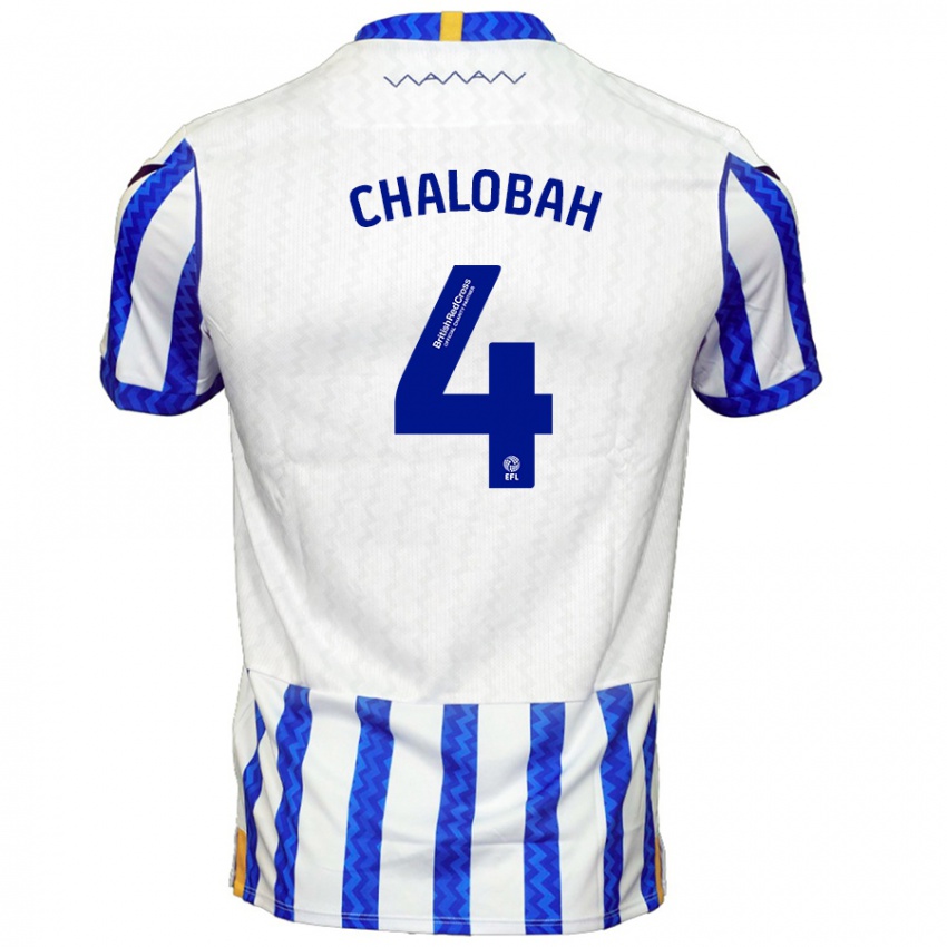 Kinder Nathaniel Chalobah #4 Blau Weiß Heimtrikot Trikot 2024/25 T-Shirt Schweiz