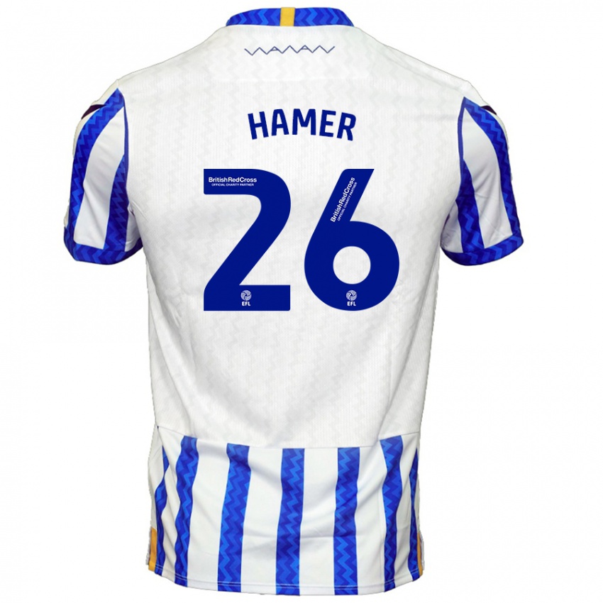 Kinder Ben Hamer #26 Blau Weiß Heimtrikot Trikot 2024/25 T-Shirt Schweiz