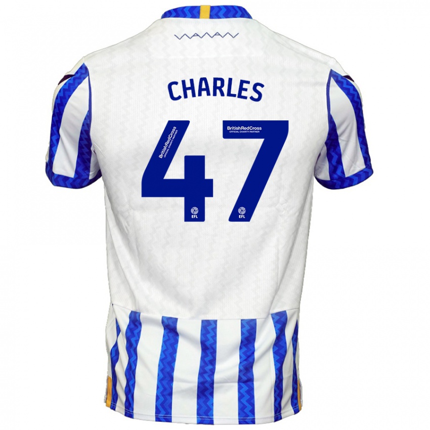 Kinder Pierce Charles #47 Blau Weiß Heimtrikot Trikot 2024/25 T-Shirt Schweiz