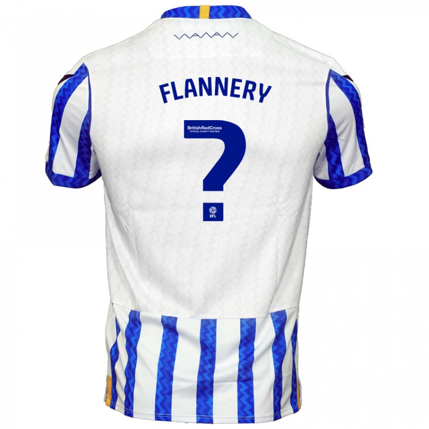 Kinder Cian Flannery #0 Blau Weiß Heimtrikot Trikot 2024/25 T-Shirt Schweiz