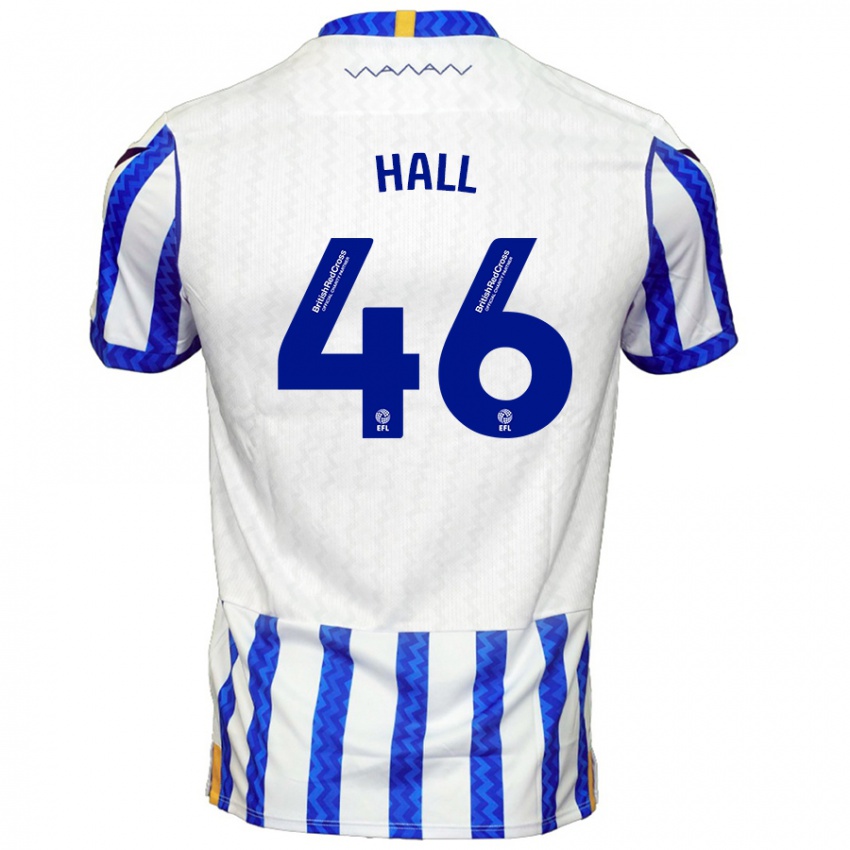 Kinder Jack Hall #46 Blau Weiß Heimtrikot Trikot 2024/25 T-Shirt Schweiz