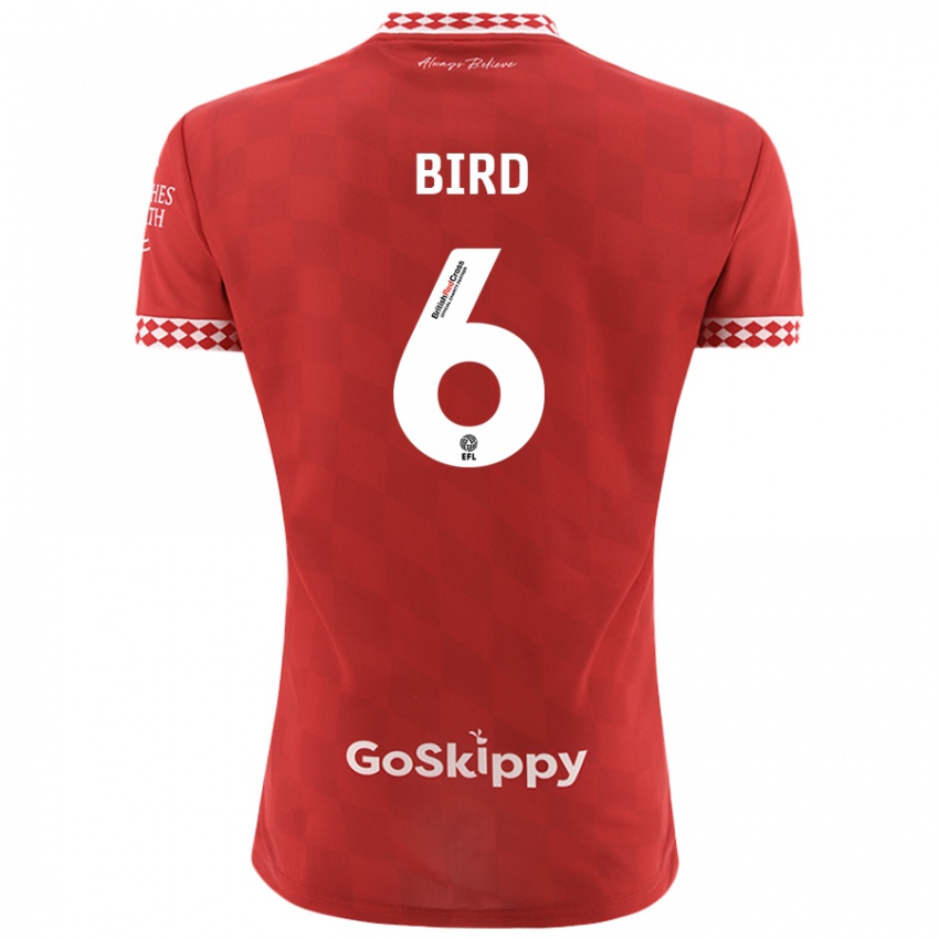 Kinder Max Bird #6 Rot Heimtrikot Trikot 2024/25 T-Shirt Schweiz