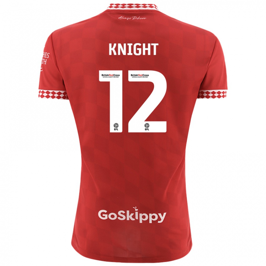 Kinder Jason Knight #12 Rot Heimtrikot Trikot 2024/25 T-Shirt Schweiz