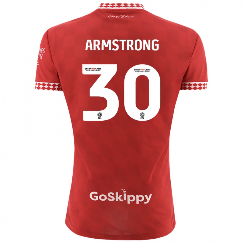 Kinder Sinclair Armstrong #30 Rot Heimtrikot Trikot 2024/25 T-Shirt Schweiz