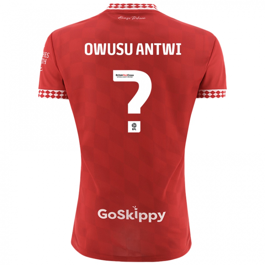 Kinder Filbert Owusu-Antwi #0 Rot Heimtrikot Trikot 2024/25 T-Shirt Schweiz