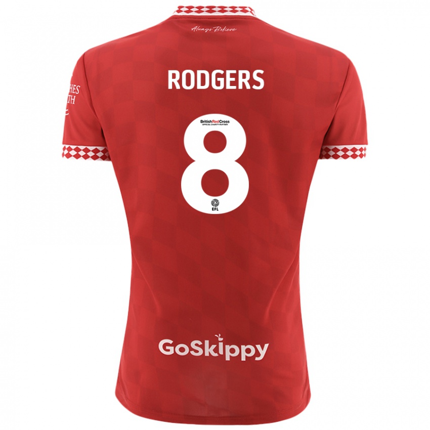 Kinder Amy Rodgers #8 Rot Heimtrikot Trikot 2024/25 T-Shirt Schweiz