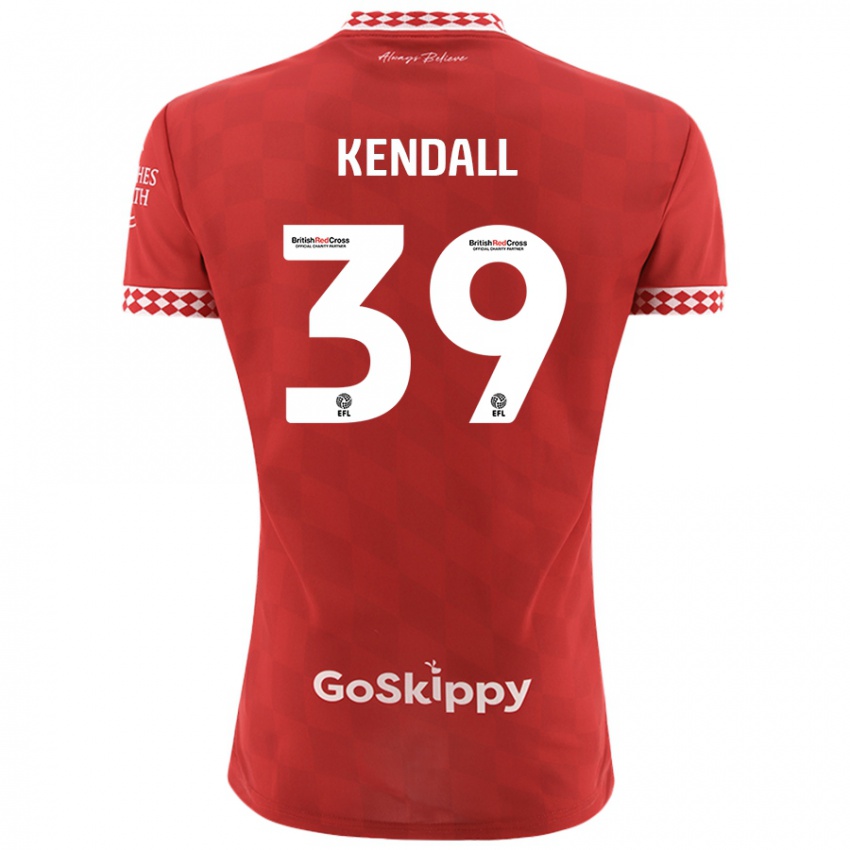 Kinder Maya Kendall #39 Rot Heimtrikot Trikot 2024/25 T-Shirt Schweiz