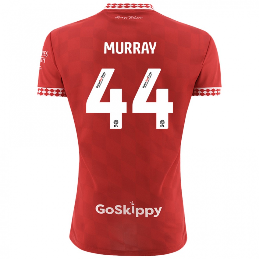 Enfant Maillot Satara Murray #44 Rouge Tenues Domicile 2024/25 T-Shirt Suisse