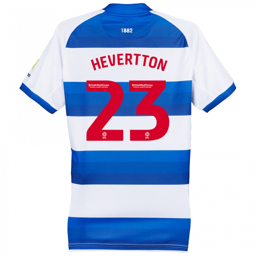 Kinder Hevertton #23 Weiß Blau Heimtrikot Trikot 2024/25 T-Shirt Schweiz