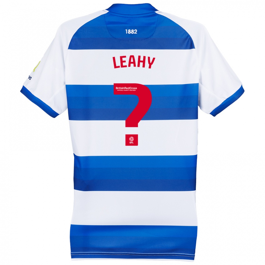 Kinder Jake Leahy #0 Weiß Blau Heimtrikot Trikot 2024/25 T-Shirt Schweiz