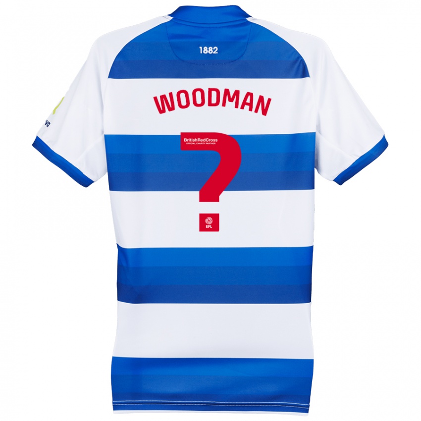 Kinder Deon Woodman #0 Weiß Blau Heimtrikot Trikot 2024/25 T-Shirt Schweiz