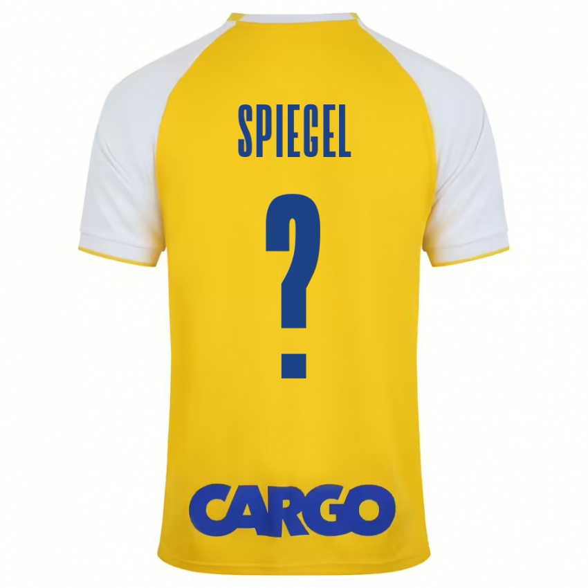 Kinder Liran Spiegel #0 Gelb Weiß Heimtrikot Trikot 2024/25 T-Shirt Schweiz