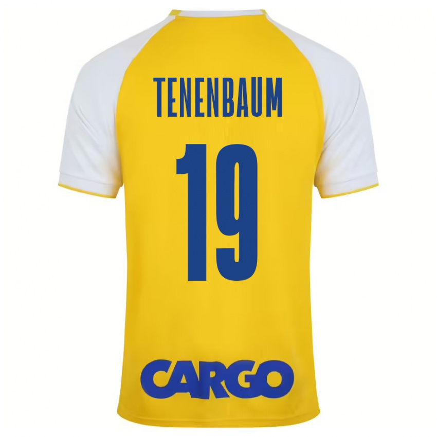 Kinder Daniel Tenenbaum #19 Gelb Weiß Heimtrikot Trikot 2024/25 T-Shirt Schweiz