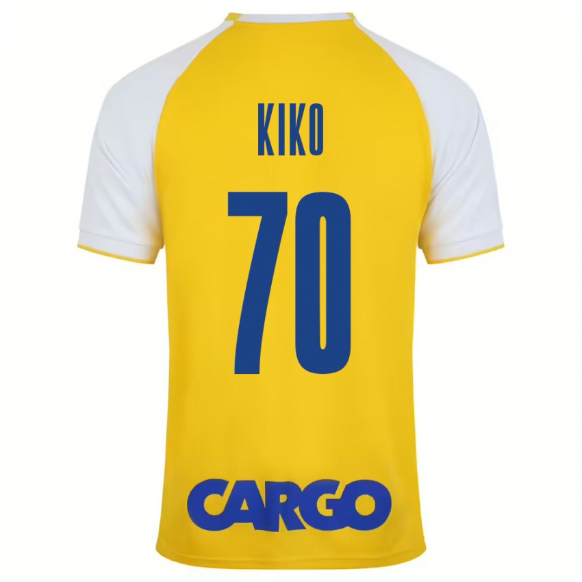 Kinder Kiko Bondoso #70 Gelb Weiß Heimtrikot Trikot 2024/25 T-Shirt Schweiz