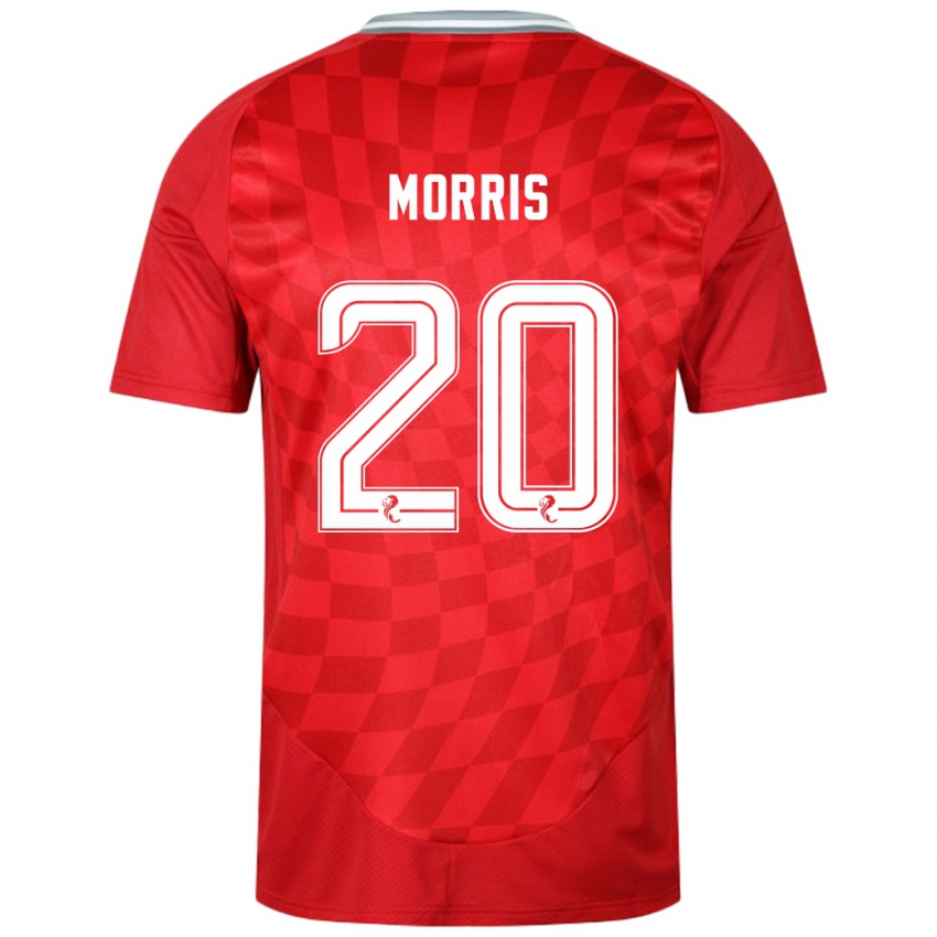 Kinder Shayden Morris #20 Rot Heimtrikot Trikot 2024/25 T-Shirt Schweiz