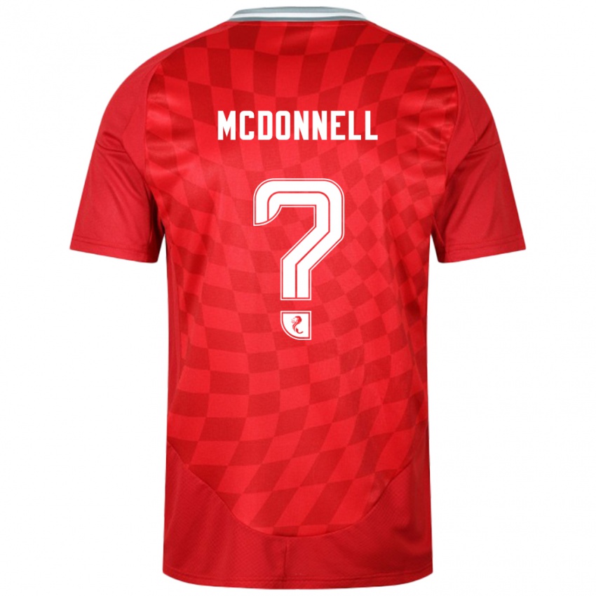 Kinder Noah Mcdonnell #0 Rot Heimtrikot Trikot 2024/25 T-Shirt Schweiz