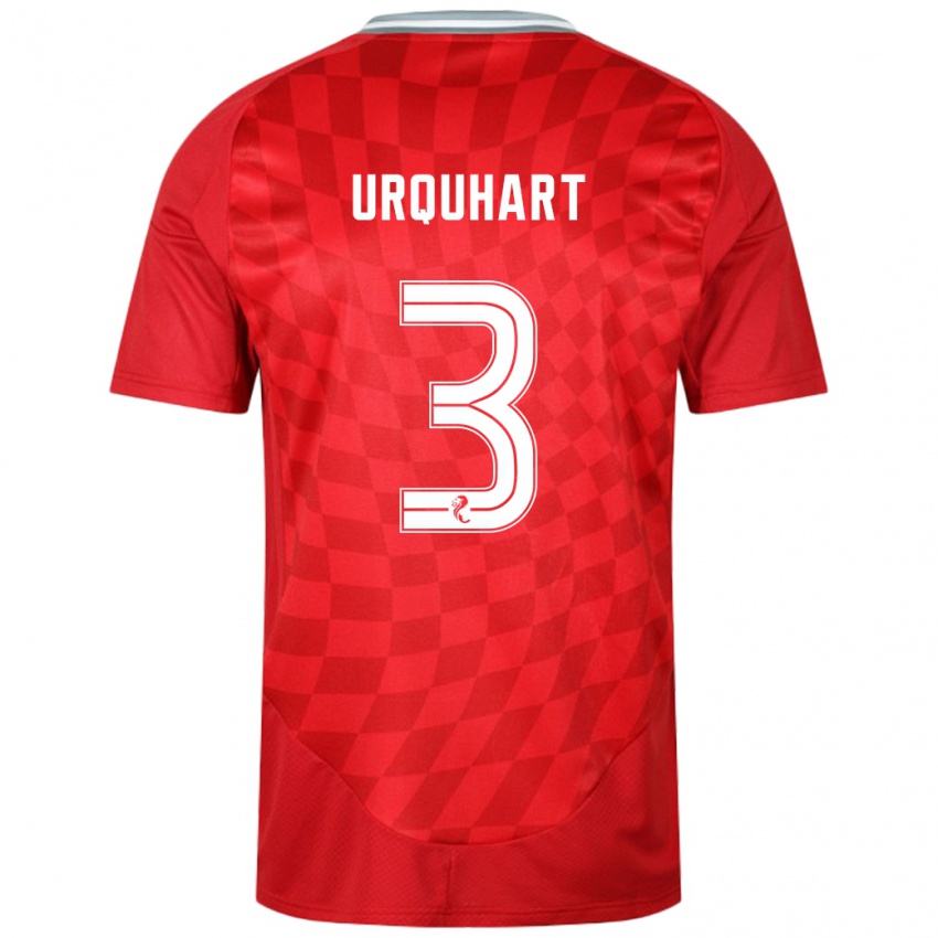 Kinder Millie Urquhart #3 Rot Heimtrikot Trikot 2024/25 T-Shirt Schweiz