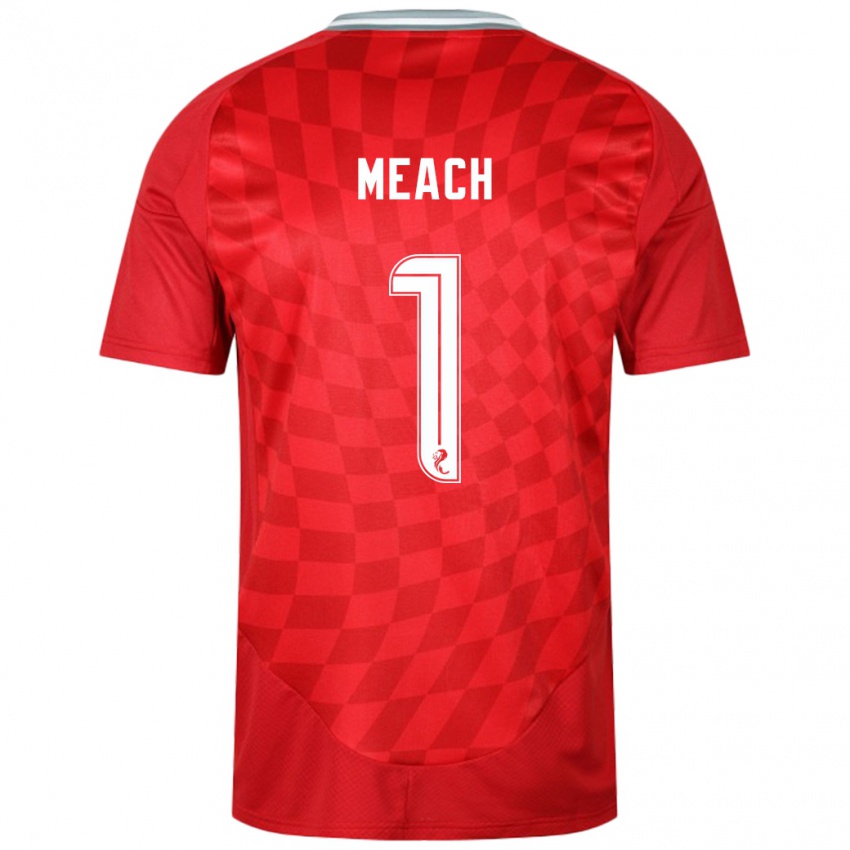 Enfant Maillot Aaliyah-Jay Meach #1 Rouge Tenues Domicile 2024/25 T-Shirt Suisse