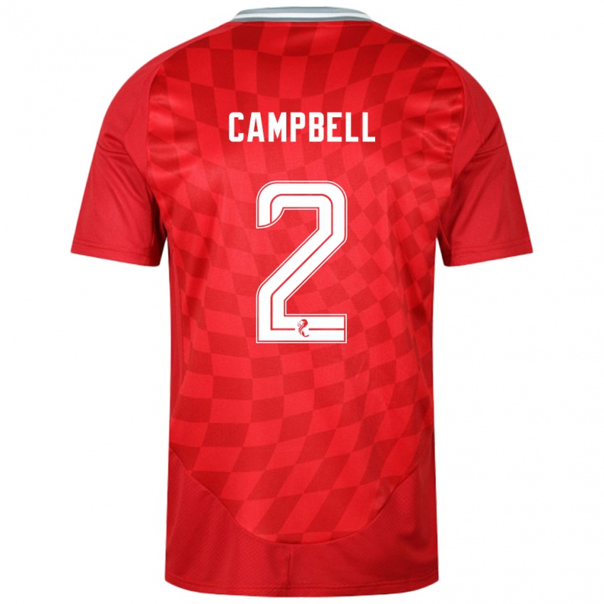 Kinder Loren Campbell #2 Rot Heimtrikot Trikot 2024/25 T-Shirt Schweiz