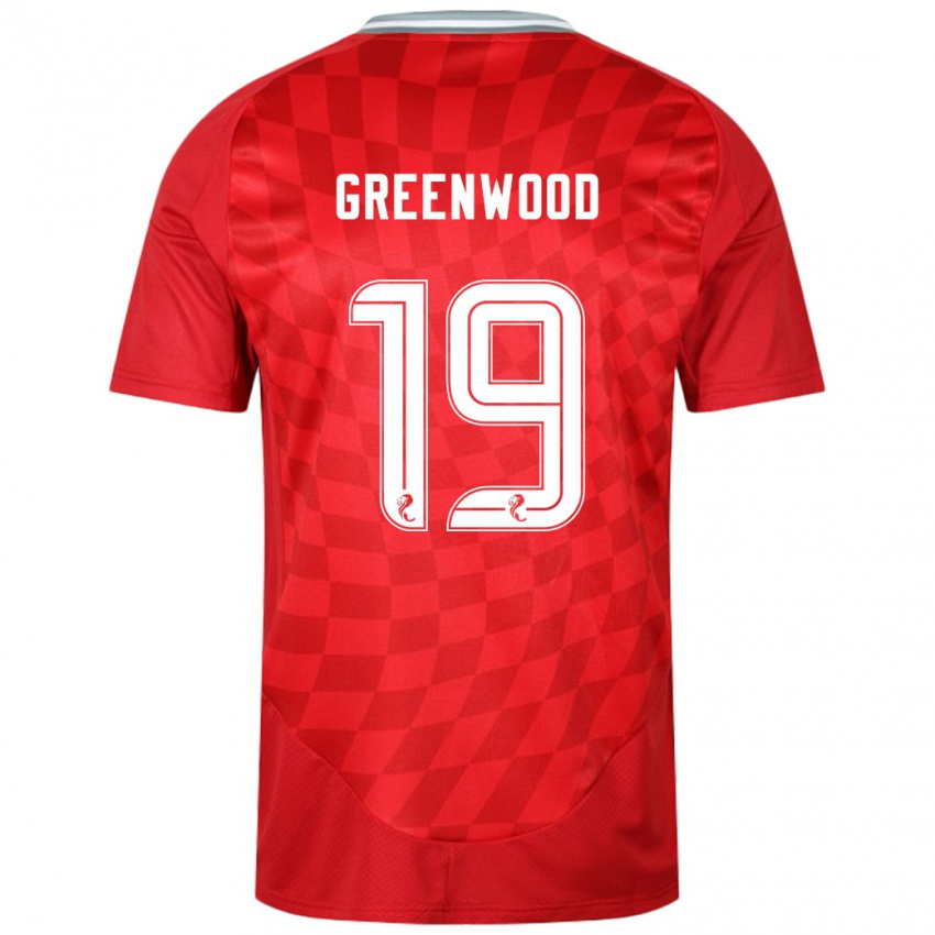 Kinder Brodie Greenwood #19 Rot Heimtrikot Trikot 2024/25 T-Shirt Schweiz