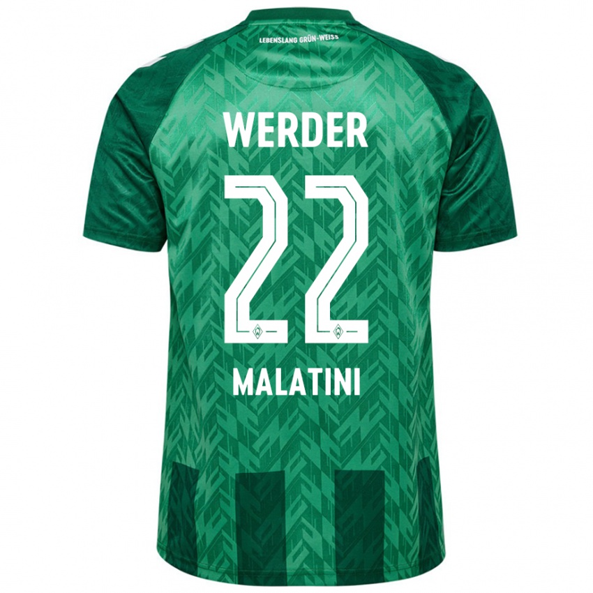 Enfant Maillot Julián Malatini #22 Vert Tenues Domicile 2024/25 T-Shirt Suisse