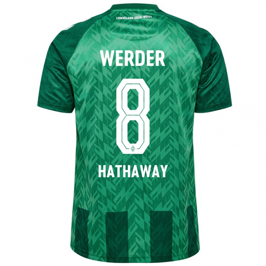 Kinder Max Hathaway #8 Grün Heimtrikot Trikot 2024/25 T-Shirt Schweiz