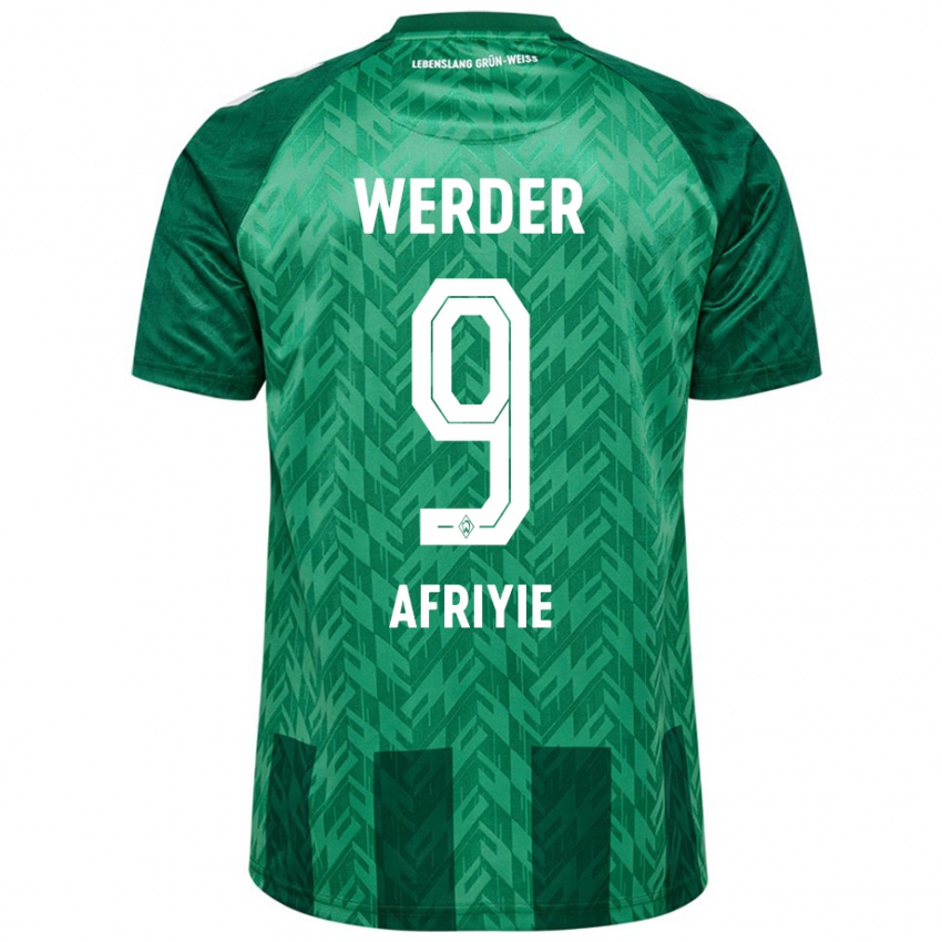 Enfant Maillot Neal Afriyie #9 Vert Tenues Domicile 2024/25 T-Shirt Suisse