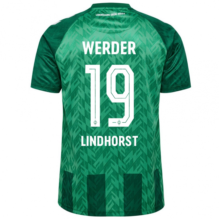 Kinder Jerrit Lindhorst #19 Grün Heimtrikot Trikot 2024/25 T-Shirt Schweiz