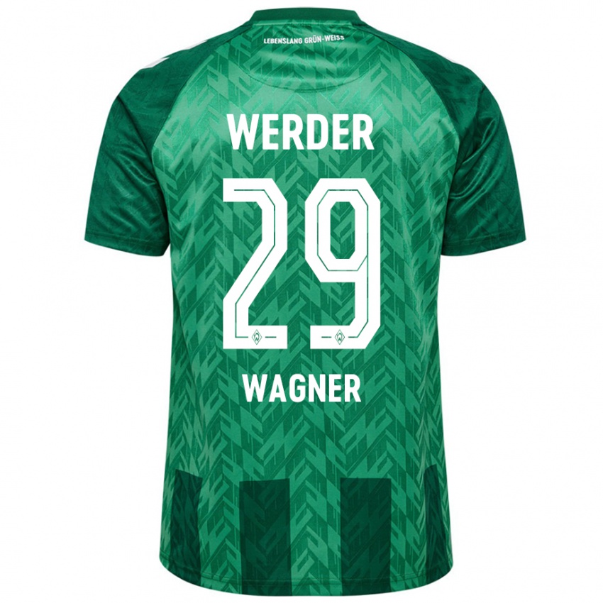 Enfant Maillot Paul Wagner #29 Vert Tenues Domicile 2024/25 T-Shirt Suisse