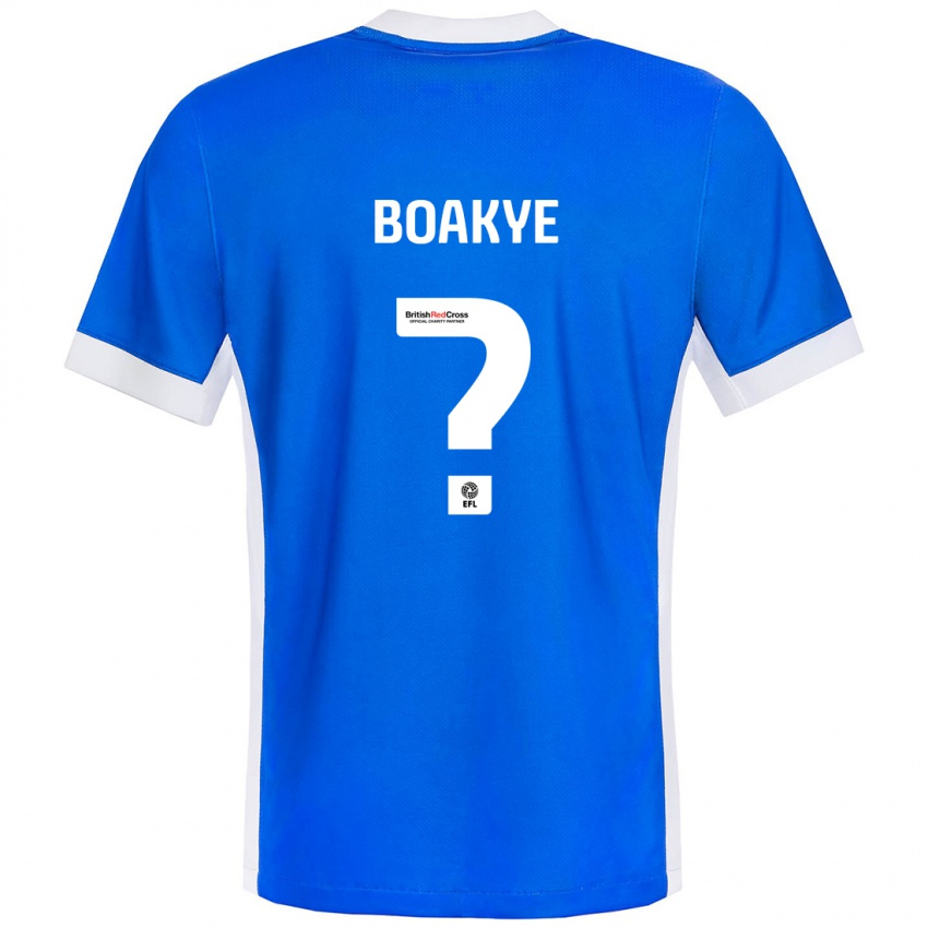 Kinder Godfred Boakye #0 Blau Weiß Heimtrikot Trikot 2024/25 T-Shirt Schweiz