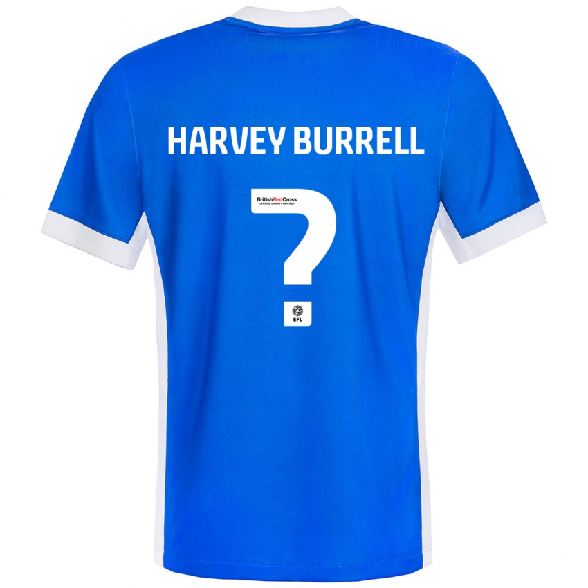 Kinder William Harvey Burrell #0 Blau Weiß Heimtrikot Trikot 2024/25 T-Shirt Schweiz