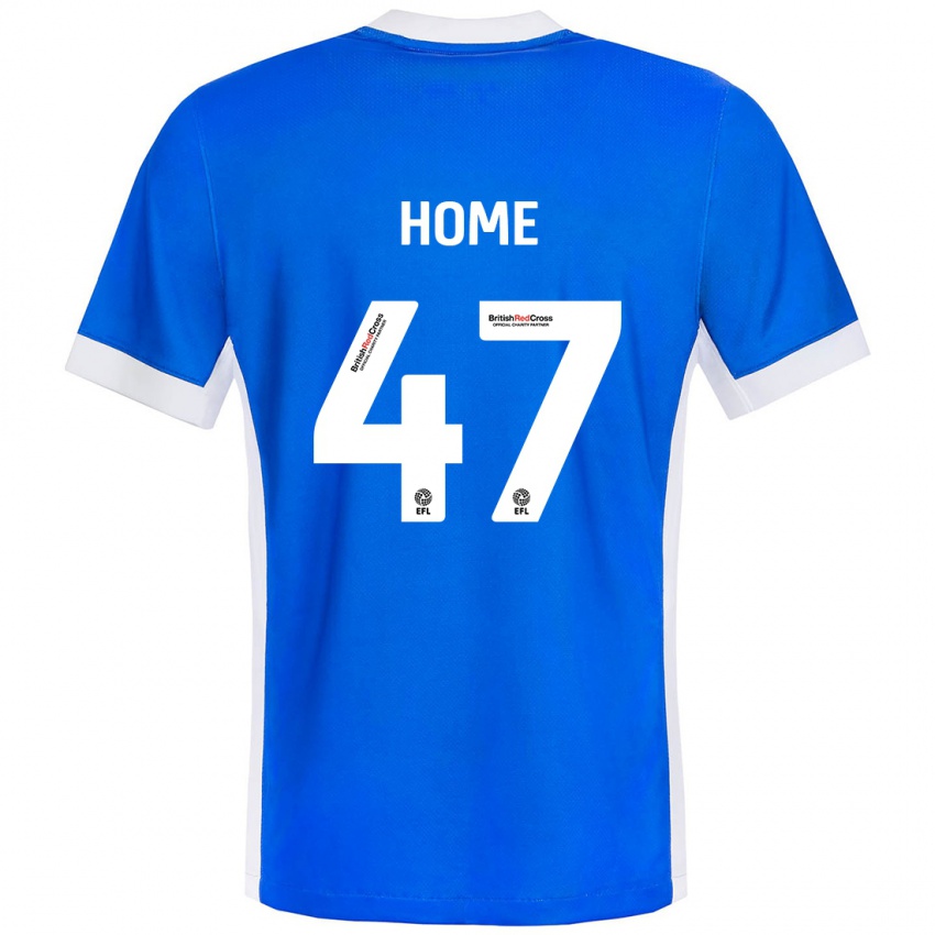 Kinder Josh Home #47 Blau Weiß Heimtrikot Trikot 2024/25 T-Shirt Schweiz