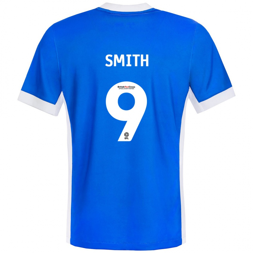 Kinder Libby Smith #9 Blau Weiß Heimtrikot Trikot 2024/25 T-Shirt Schweiz