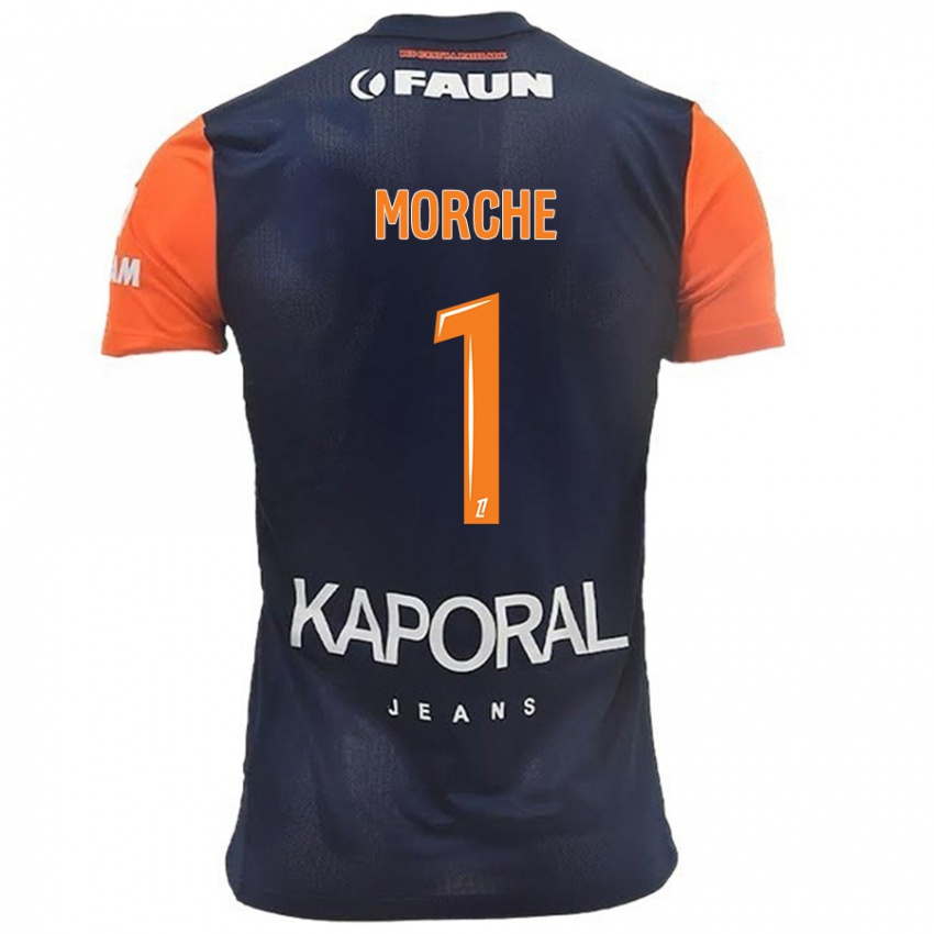 Kinder Cosette Morché #1 Marineblau Orange Heimtrikot Trikot 2024/25 T-Shirt Schweiz