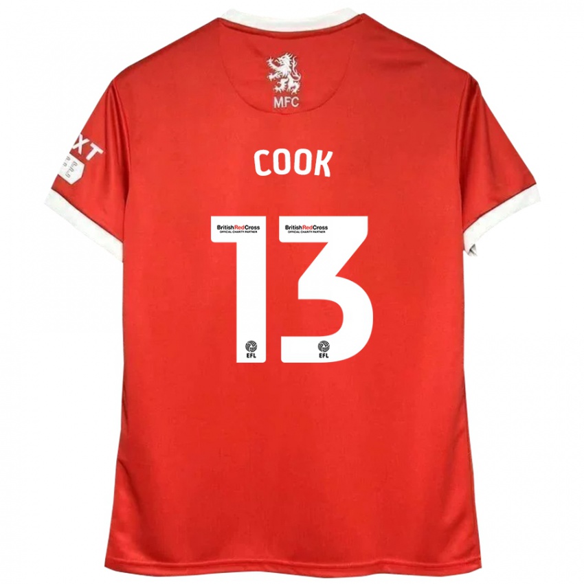 Kinder Ruby Cook #13 Rot Weiß Heimtrikot Trikot 2024/25 T-Shirt Schweiz