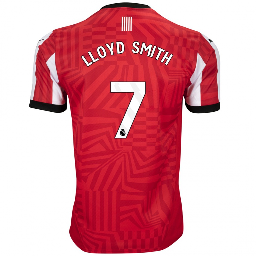 Enfant Maillot Lexi Lloyd-Smith #7 Rouge Blanc Tenues Domicile 2024/25 T-Shirt Suisse